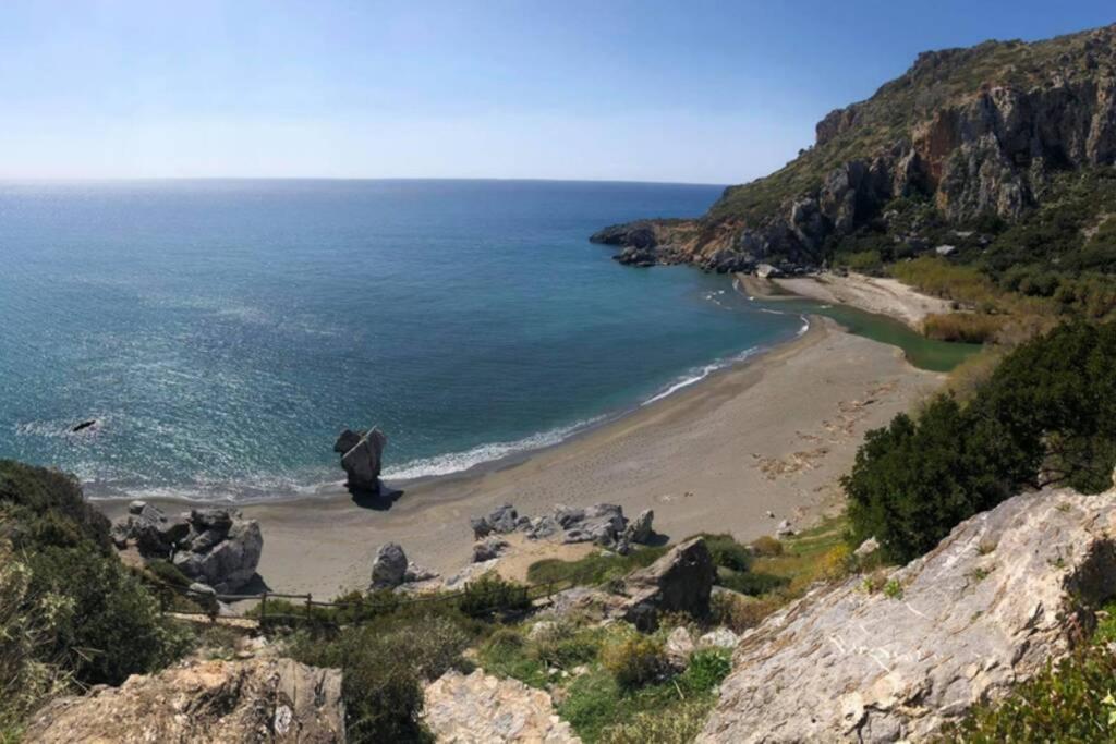 Kerames Chrysi'S Ocean View Retreat 빌라 외부 사진