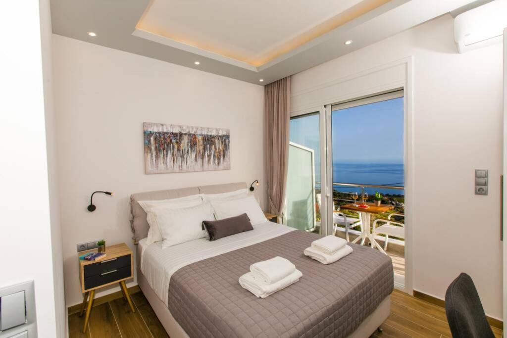 Kerames Chrysi'S Ocean View Retreat 빌라 외부 사진